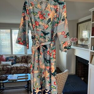 Zara Floral Kimono Robe